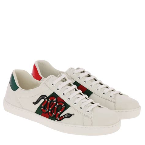 scarpe gucci con il serpente|sneakers uomo gucci firmate.